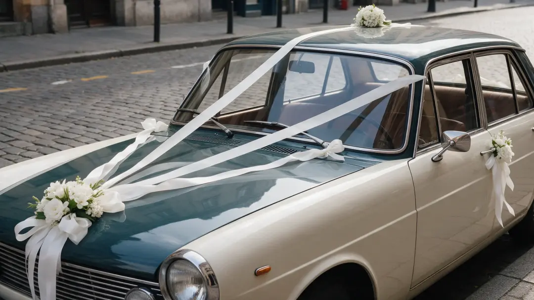 Classic wedding car hire in Grantham